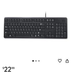 New Dell KB212-B Full 104 Key Ergonomic Office Keyboard 