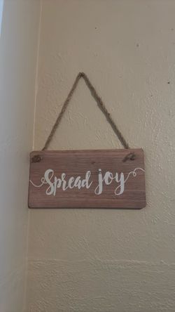 Spread joy sign