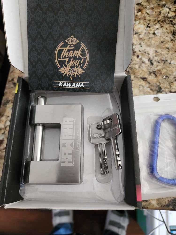 Stainless Steel D-Shaped Heavy Duty Padlock