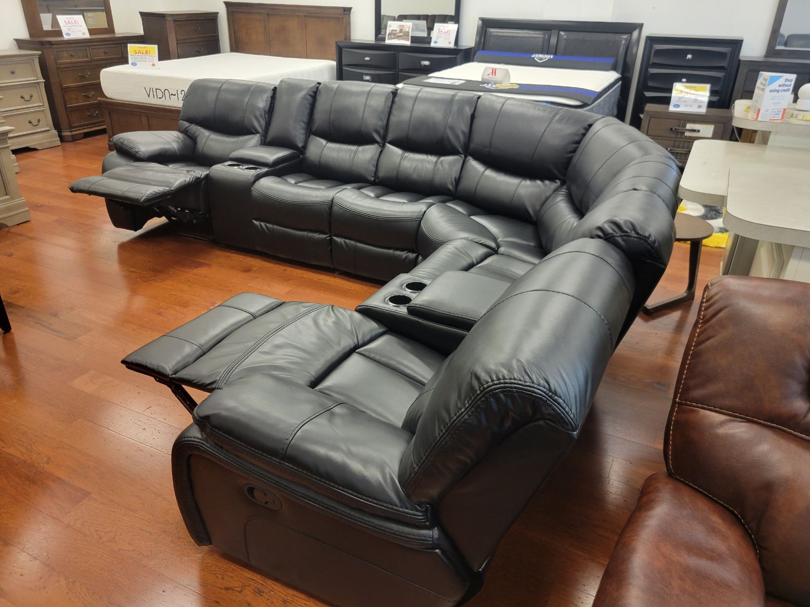 COMFY NEW MADRID RECLINING SECTIONAL SOFA ON SALE ONLY $1499. IN STOCK SAME DAY DELIVERY π EASY FINANCING
