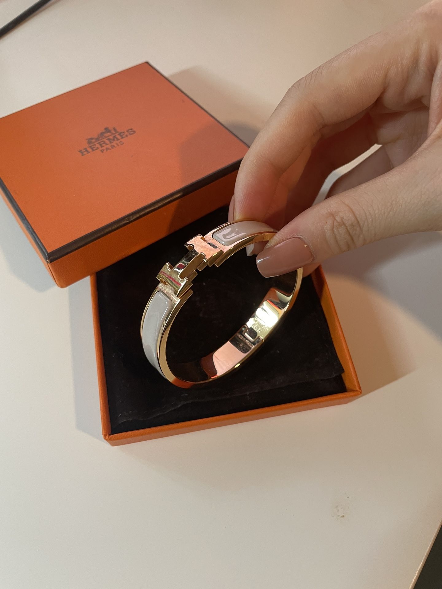 Authentic Hermes Clic H bracelet