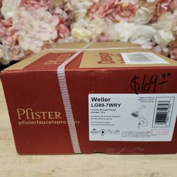 Pfister
Weller Single Handle Shower Faucet Trim Kit in Tuscan Bronze (Valve Not Included)