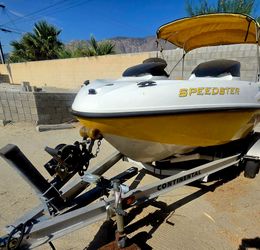 SeaDoo Speedster Twin Rotex  Engines Top Of Line Aluminum Trailer Dual Axel