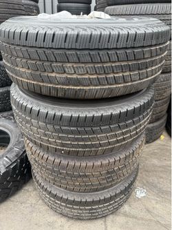 265/75r16 Kuhmo tires semi nuevas con 99% de Vida las 4