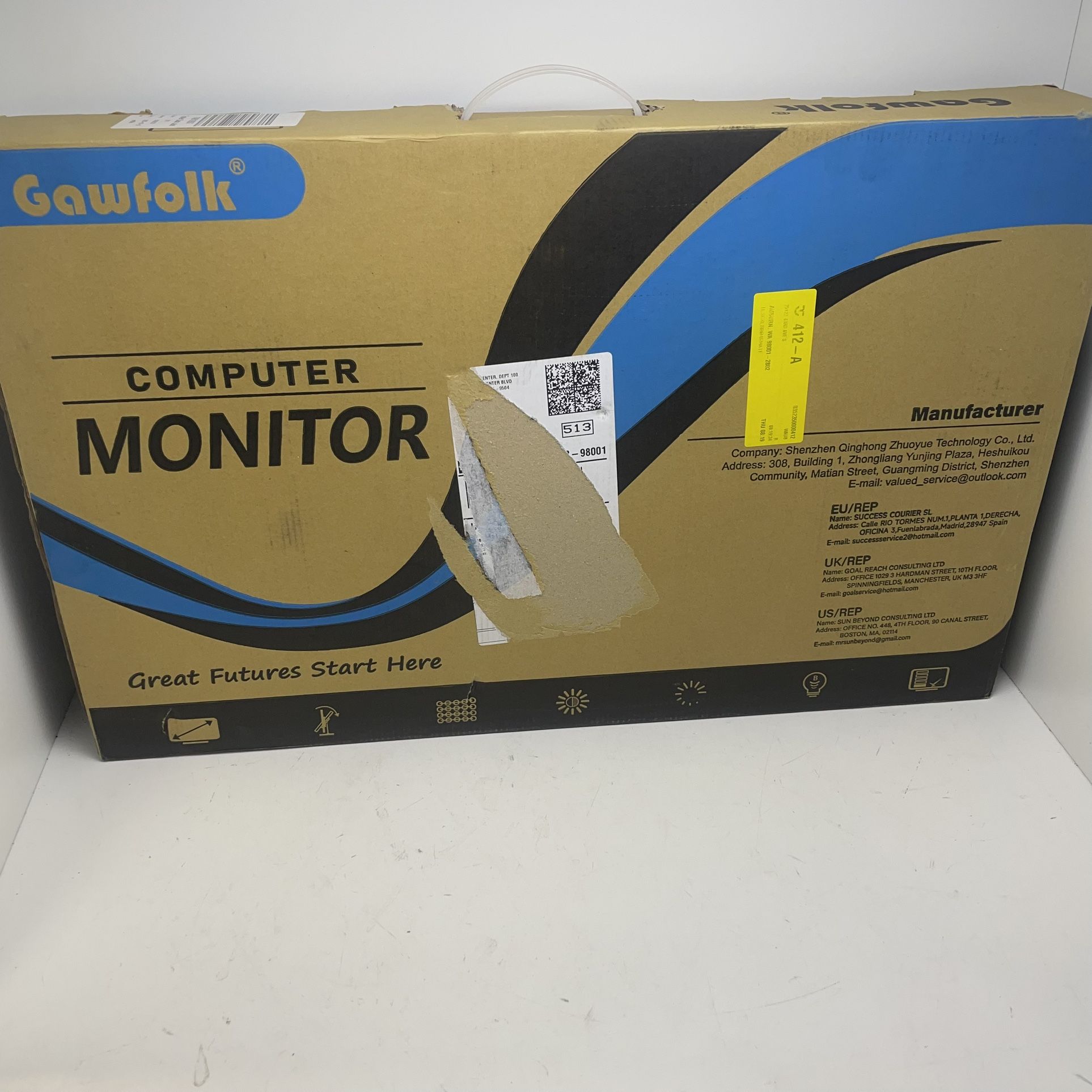 Gawfolk 27” Curved Monitor 197334