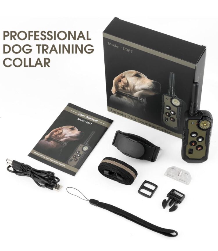 Dog Training Collar with Beep Vibration and Static Stimulation for Medium Large Dogs