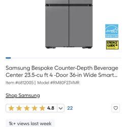 Samsung Bespoke Refrigerator 