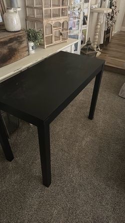 Black desk