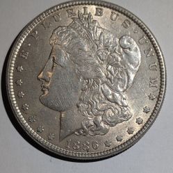 1886 Morgan Silver Dollar Coin