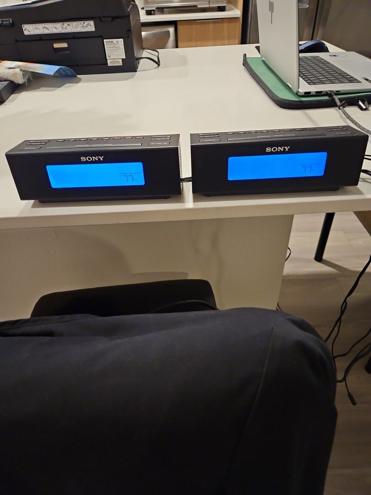 2 Sony Clocks