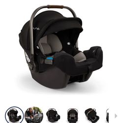 Nuna PIPA rx car seat + Relx base + Nuna Rain cover