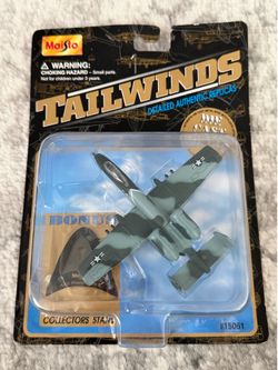 Brand New Maisto Tailwinds Metal A-10A Thunderbolt II Military Plane 1999 Diecast