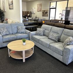 Sofa And Loveseat In gray 