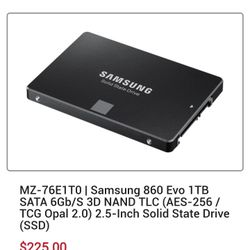 Samsung 860 Evo 1TB SSD