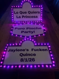 Custom Marquee sign