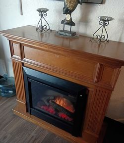 A beautiful fireplace, that can be delivered to you within 2 days.