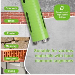 3-1/2" Concrete Core Drill Bit, 5/8"-11 