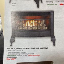 Vent-Free Gas Stove