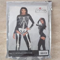 Bad To The Bone Adult Women's Costume Size S/M Brand New