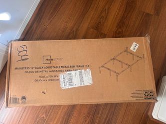 Steel Metal Adjustable Bed Frame with Twin to King Size