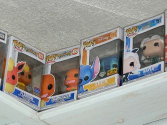 Flareon, Charmander, Stitch, Rayla Funkos