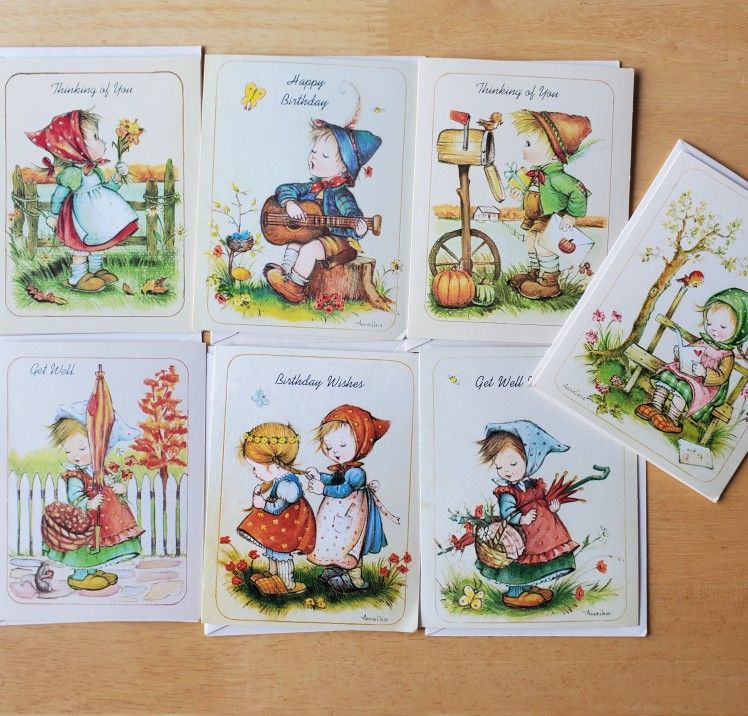 Vintage Children's Mission Fund Greeting Cards
