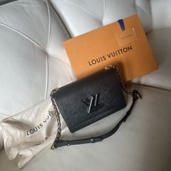 Authentic LV Matte Black Twist MM 