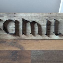 Wood And Metal Art