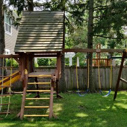 Rainbow Swingset Swing Set