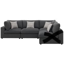 *Free Delivery* Gray Coaster Cloud Modular Couch Sofa 