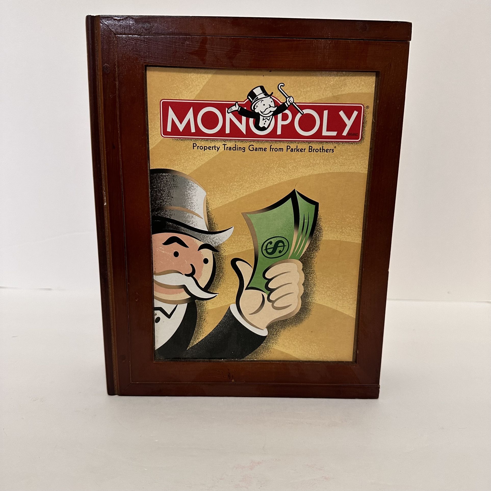 Monopoly Collector's Vintage Limited Edition Parker Brothers Wood Box