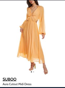 SUBOO Aura Cutout Midi Dress (Med)
