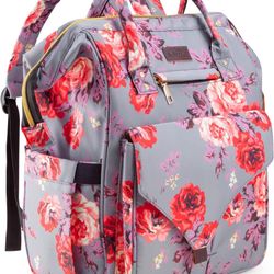 Floral Baby Diaper Backpack