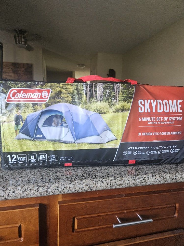 7/4 SALE Coleman 12-person Tent. New And Sealed. (Read Description)