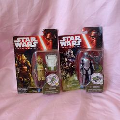Star Wars the force awakens goss toowers and captain phasma