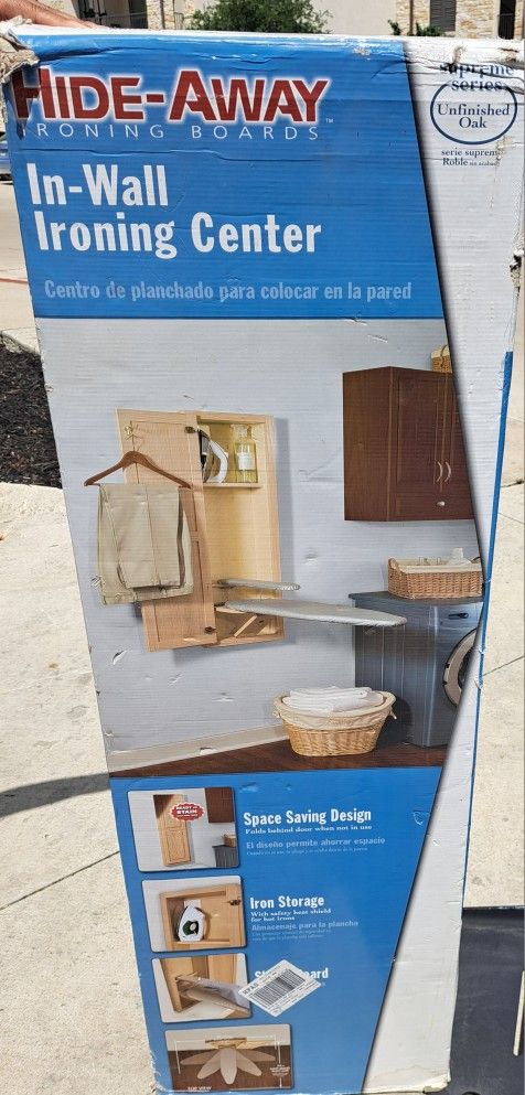Home-aid IN-WALL Iron Storage