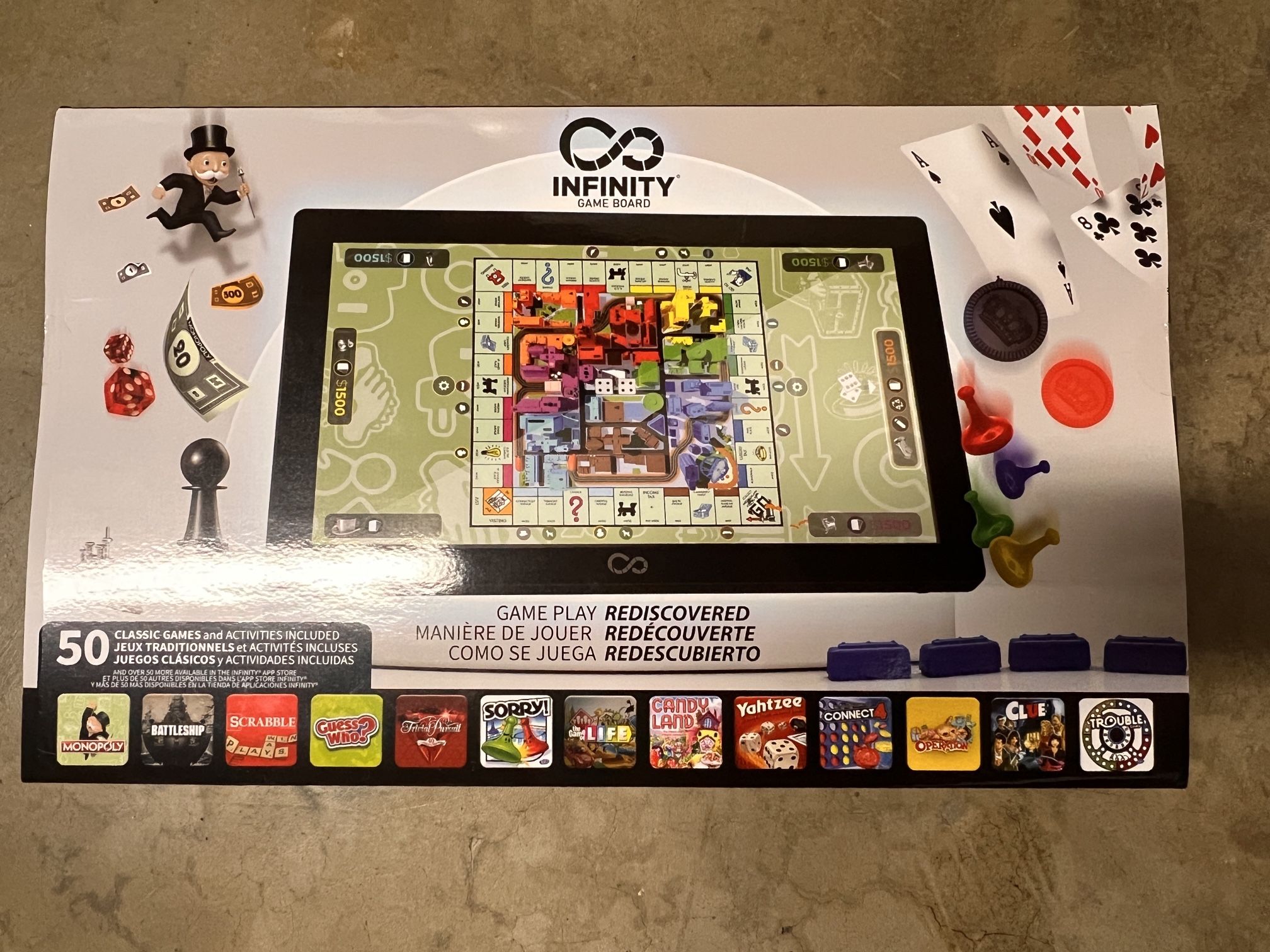 Arcade1Up Infinity 18.5" Display Game Board Table IGB-I-301200 BRAND NEW SEALED