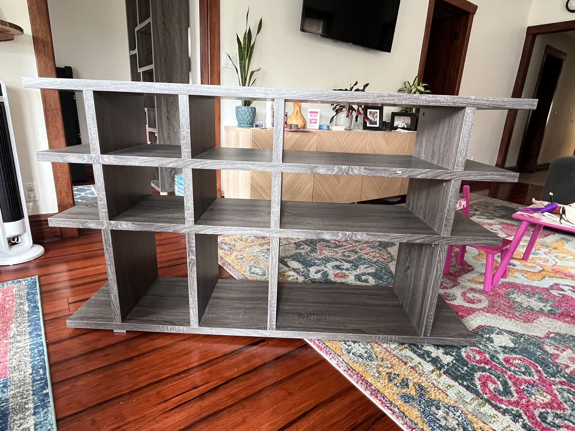 Grey TV stand