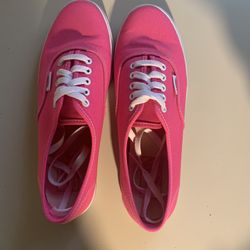 Size 6 Old Skool Hot Pink Vans 