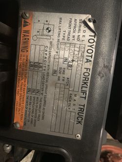 Toyota modelo 6 cascade attachment