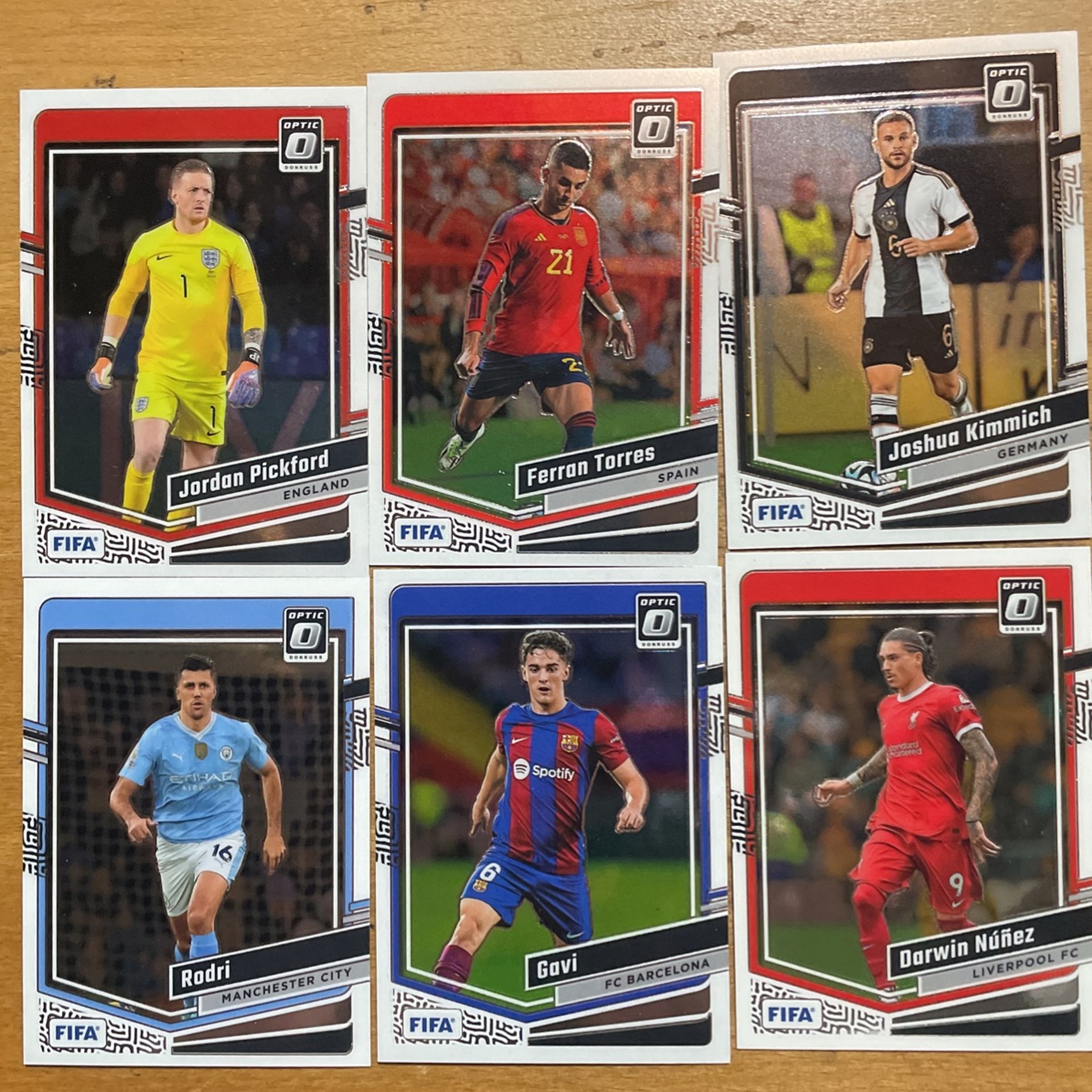 2024 DONRUSS FIFA LOT OF 23 OPTIC BASE CARDS