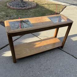 Oak Console Table
