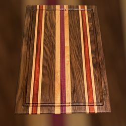 Handcrafted Exotic Wood Cutting Board