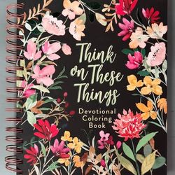 Think on These Things Devotional Coloring Book just $5