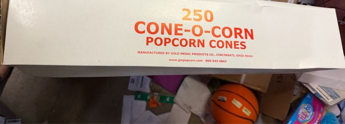 Popcorn cones 250