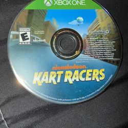 Microsoft Xbox One Nickelodeon Kart Racers Rated E For Everyone Video Game Used.