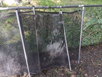 Black Mesh shade fence