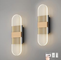 10W Acrylic Decorative LED Wall Light, Modern Square Hardwired Wall Lamp, 3000K Warm Light for Living Room, Bedroom Pathway Corridor…