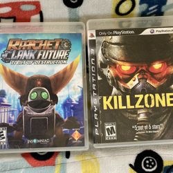 Rachet And Clank, Killzone 2 For PS3