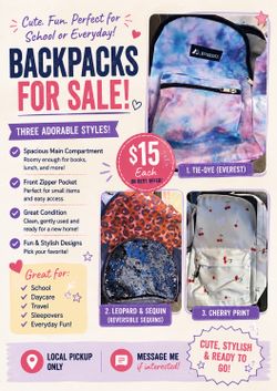 Various School Backpacks